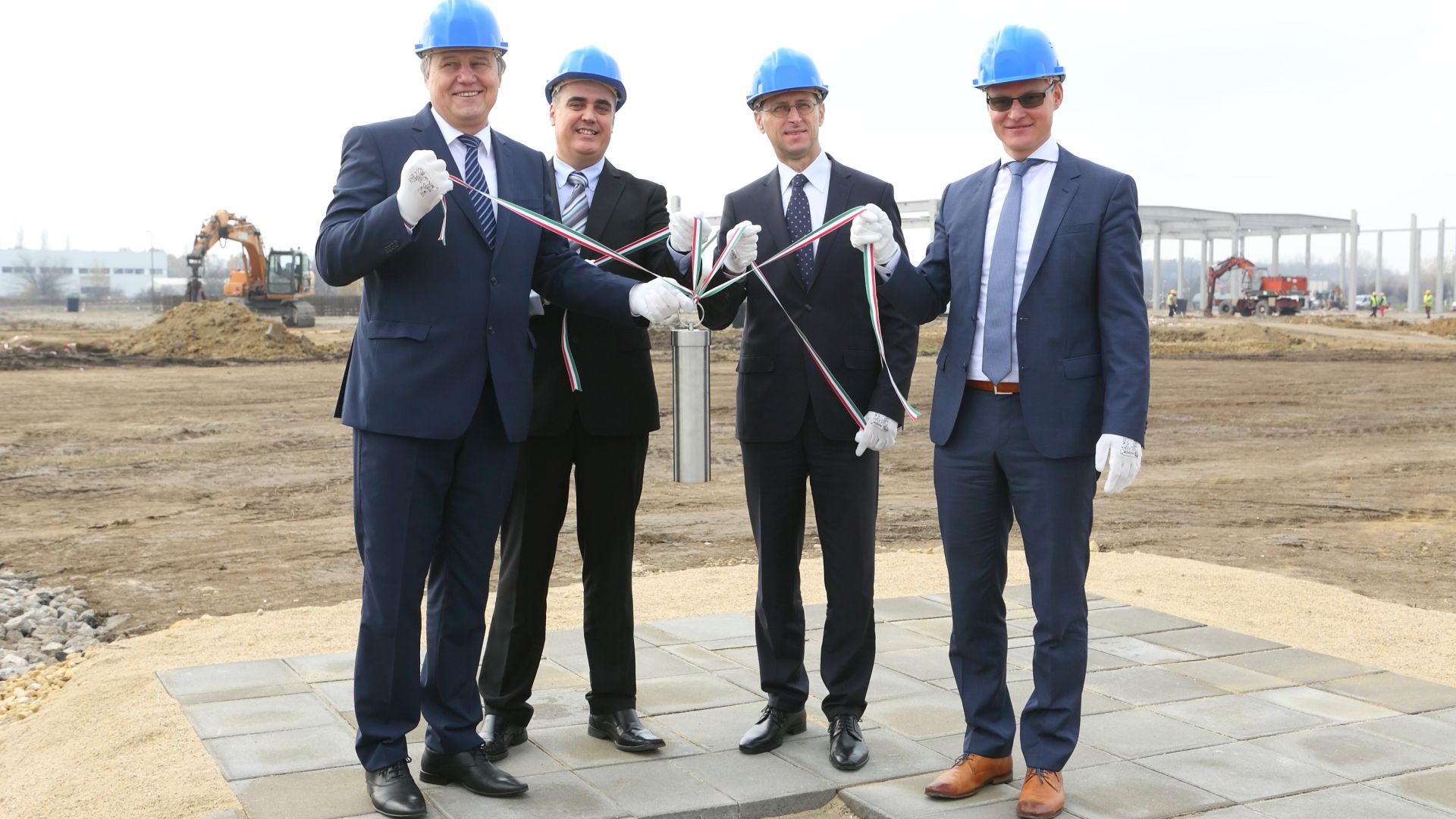 Mihály Varga, Minister of National Economy at the foundation stone laying ceremony of Jabil Circuit in Tiszaújváris